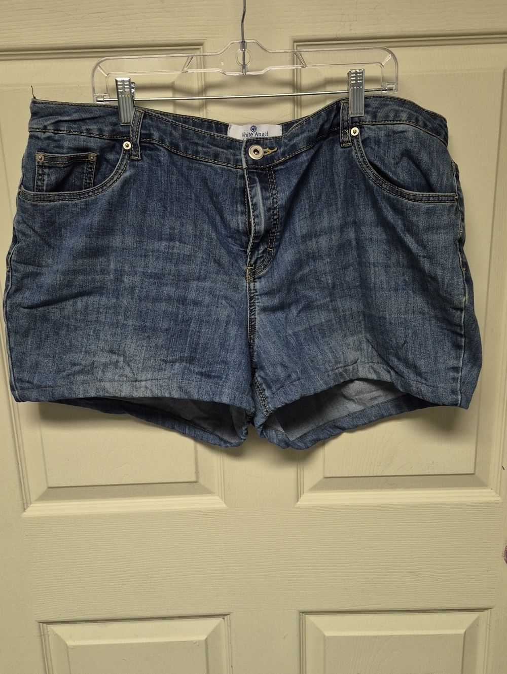 Indigo Denim Mid-Rise Women’s Jean Shorts